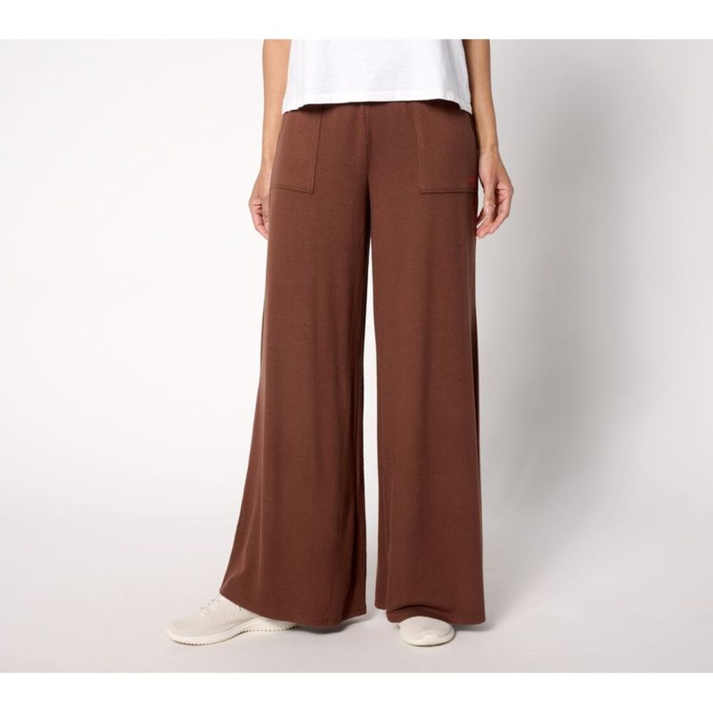 Splendid Women's Pants Sz L Comfy Pull-On Patch Pocket Brown A652974